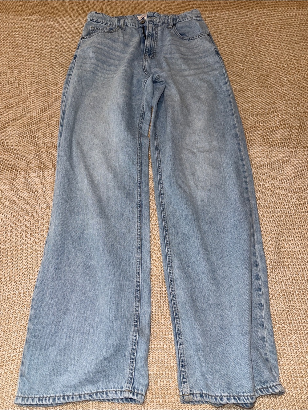 Lucky Brand Light Wash Wide-Leg Jeans